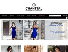 Tablet Screenshot of chanttal.ro